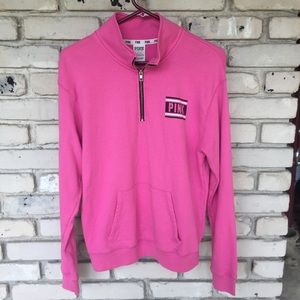 Pink  Victoria secret  jacket quarter zip front